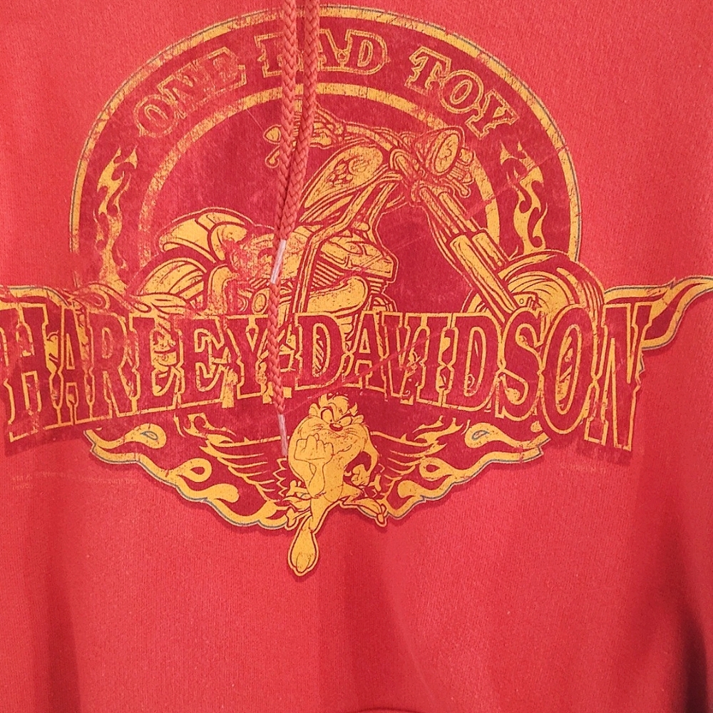 Harley-Davidson Orange Hoodie for Men